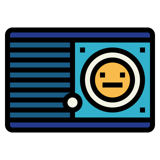 radio Smalllikeart Lineal Color ikona