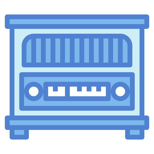 radio Generic Blue ikona