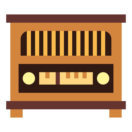 Radio Smalllikeart Flat icon