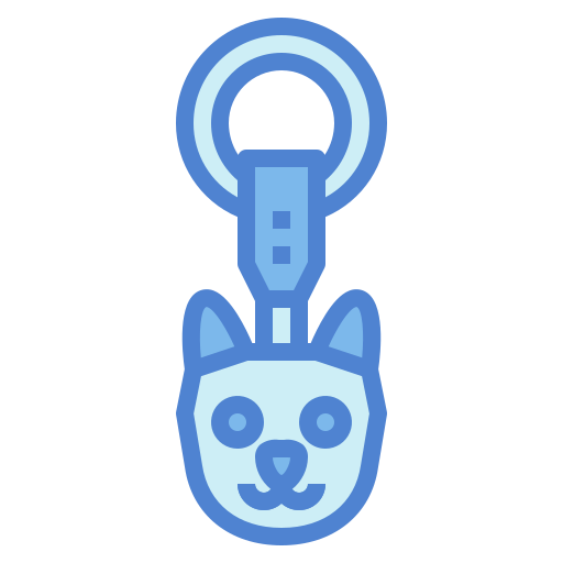 키 체인 Generic Blue icon