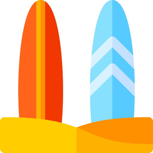 서핑 보드 Basic Rounded Flat icon