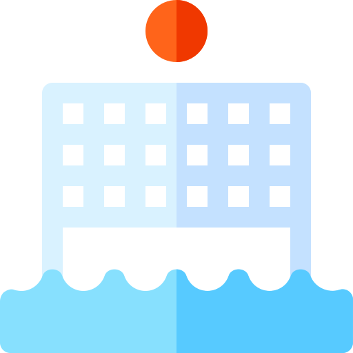 Water volleyball Basic Rounded Flat icon