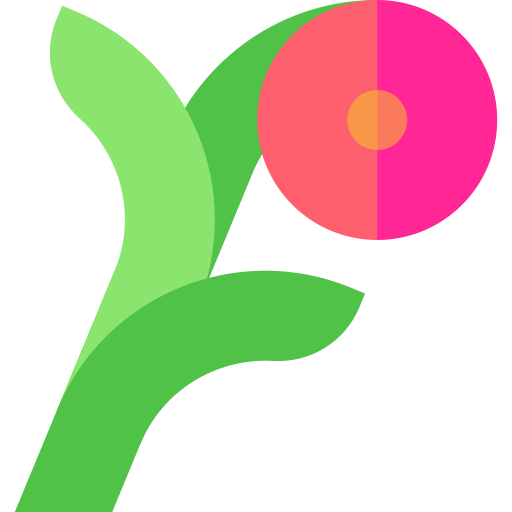 flora Basic Straight Flat icon