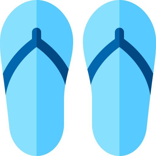 ビーチサンダル Basic Rounded Flat icon