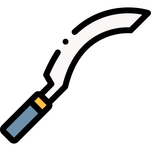 Sword Detailed Rounded Lineal color icon