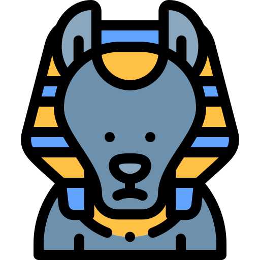 anubis Detailed Rounded Lineal color Ícone