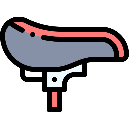 Saddle Detailed Rounded Lineal color icon