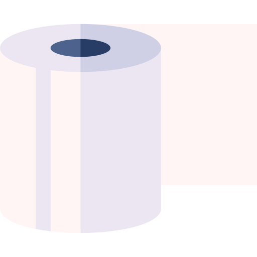 klopapier Basic Straight Flat icon
