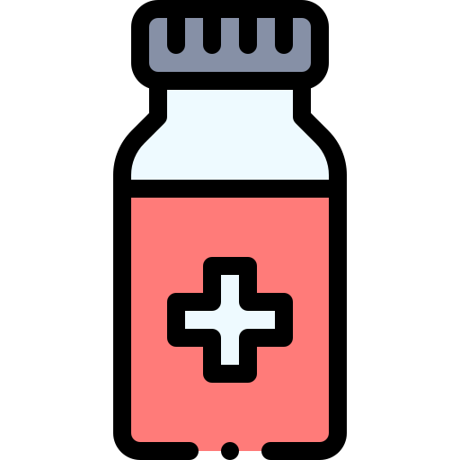 medizin Detailed Rounded Lineal color icon