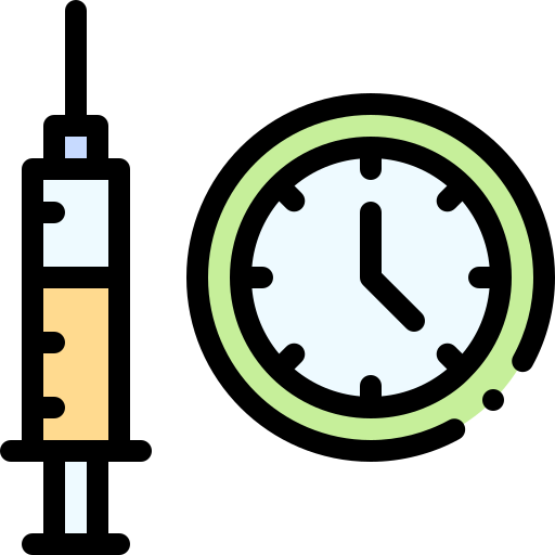 Vaccine Detailed Rounded Lineal color icon