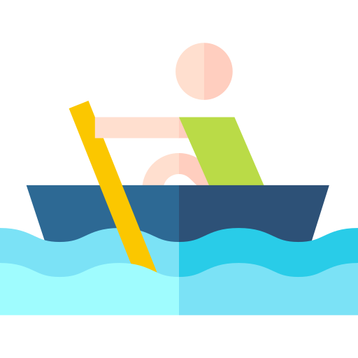 Rowing Basic Straight Flat icon