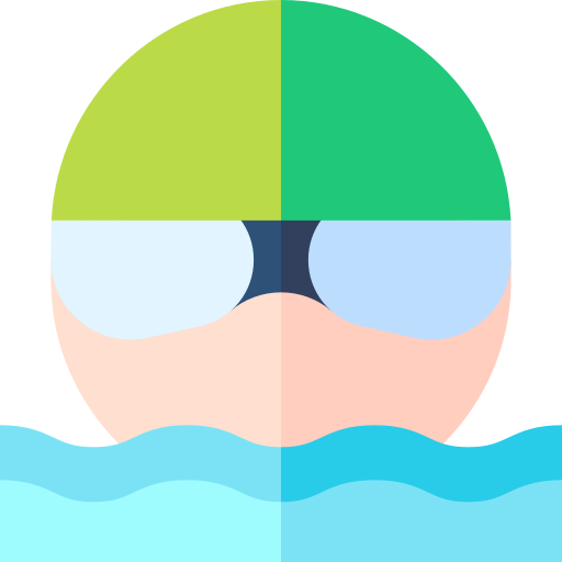 zwemmer Basic Straight Flat icoon