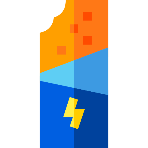 Energy bar Basic Straight Flat icon