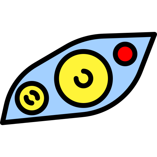 전조등 Generic Outline Color icon