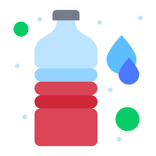 botella de agua Flatart Icons Flat icono
