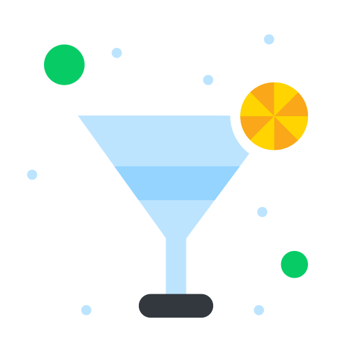 Cocktail drink Flatart Icons Flat icon