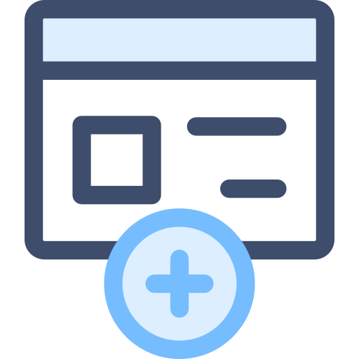 tarjeta de crédito SBTS2018 Blue icono
