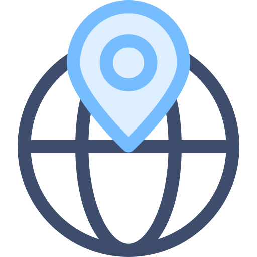 Location pin SBTS2018 Blue icon