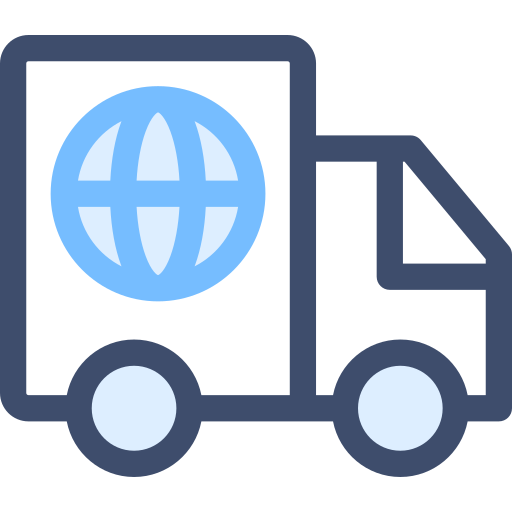Delivery truck SBTS2018 Blue icon
