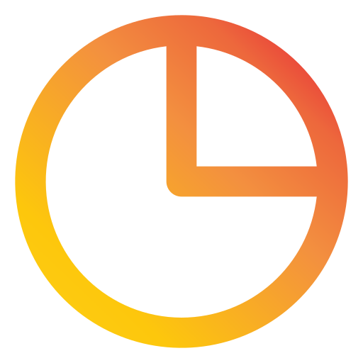 cirkeldiagram Generic Gradient icoon