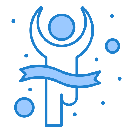 결승선 Generic Blue icon