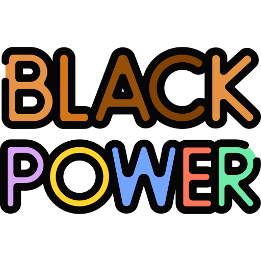 Black power Special Lineal color icon