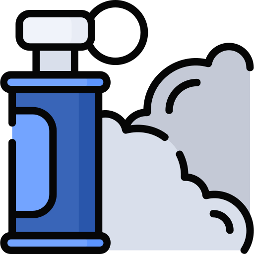 Tear gas Special Lineal color icon