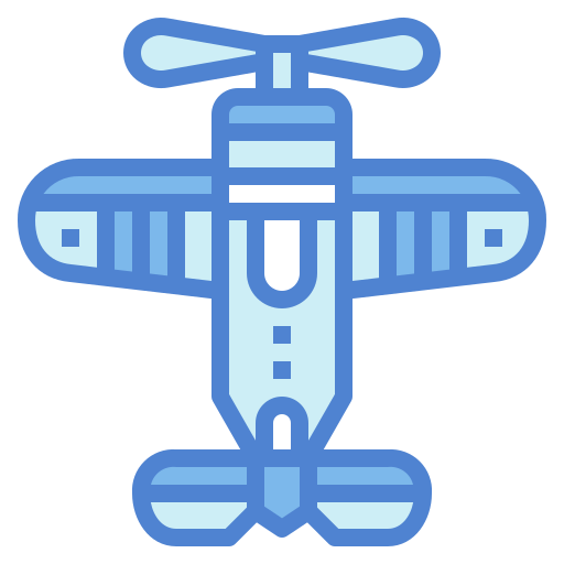 aerei Generic Blue icona