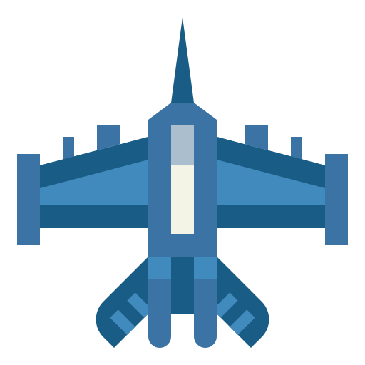 Aircraft Smalllikeart Flat icon