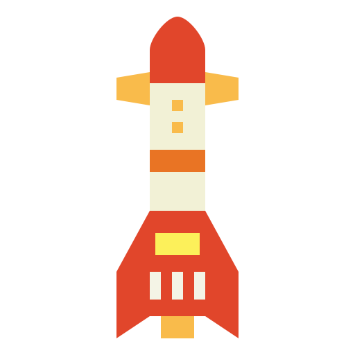 raket Smalllikeart Flat icoon