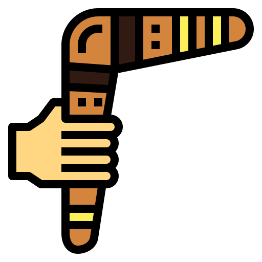boomerang Smalllikeart Lineal Color icon