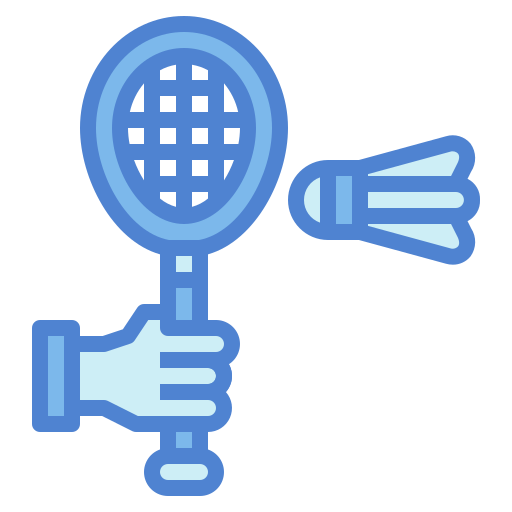 badminton Generic Blue Icône