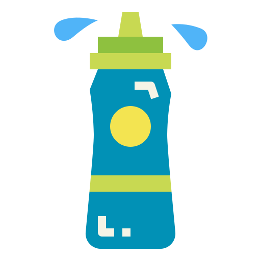Бутылка с водой Smalllikeart Flat иконка