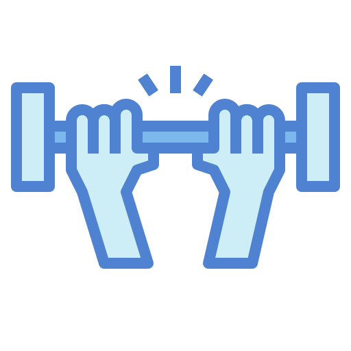 Weightlifting Generic Blue icon