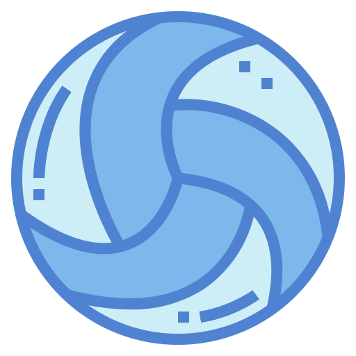 voleibol Generic Blue Ícone
