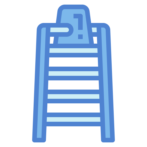 hoher stuhl Generic Blue icon
