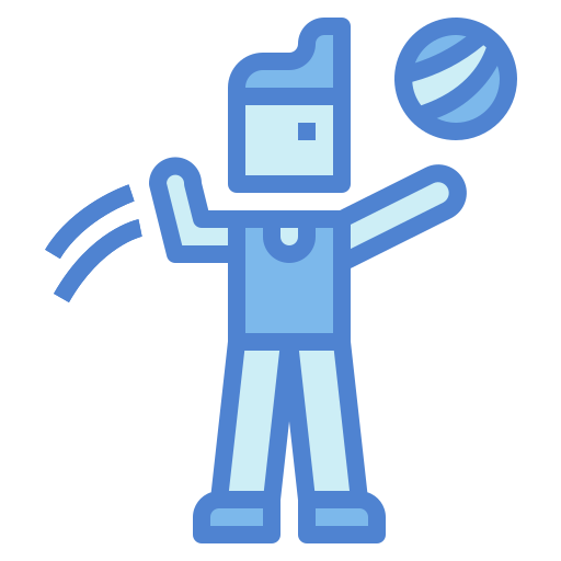 Volleyball Generic Blue icon
