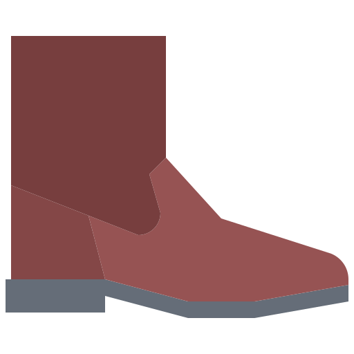 Boot Coloring Flat icon
