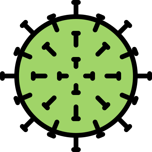 coronavirus Coloring Color icono