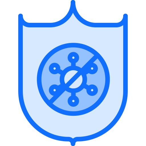escudo Coloring Blue icono