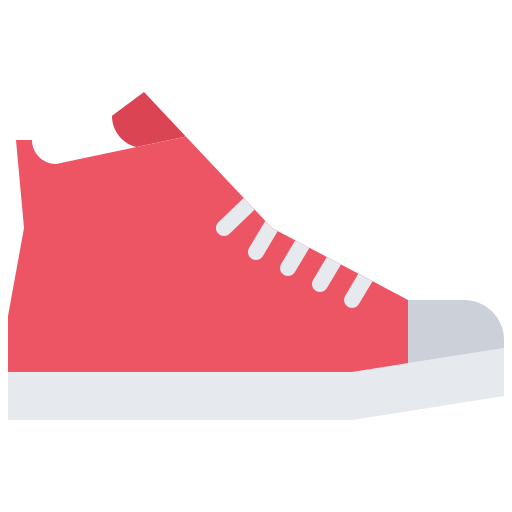 turnschuhe Coloring Flat icon