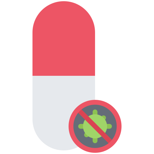 píldora Coloring Flat icono
