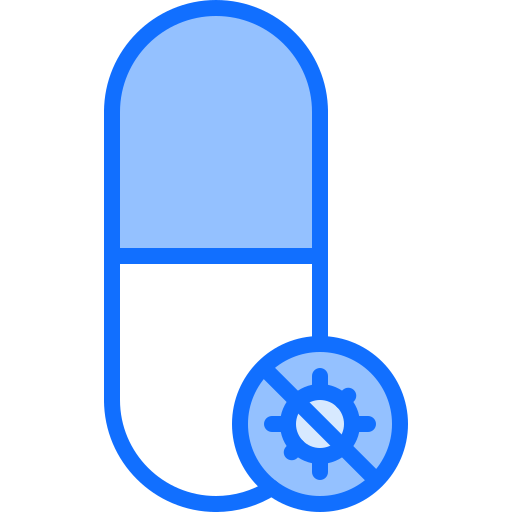 Pill Coloring Blue icon