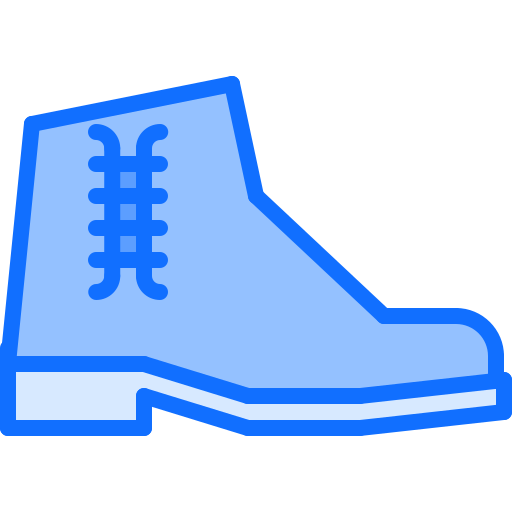 Boots Coloring Blue icon