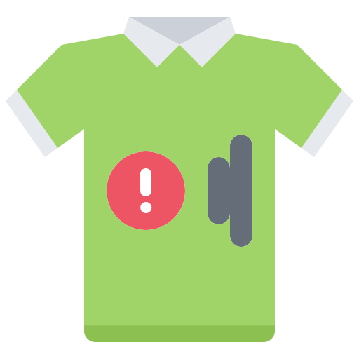 t-shirt Coloring Flat icoon