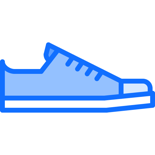 sneakers Coloring Blue icoon