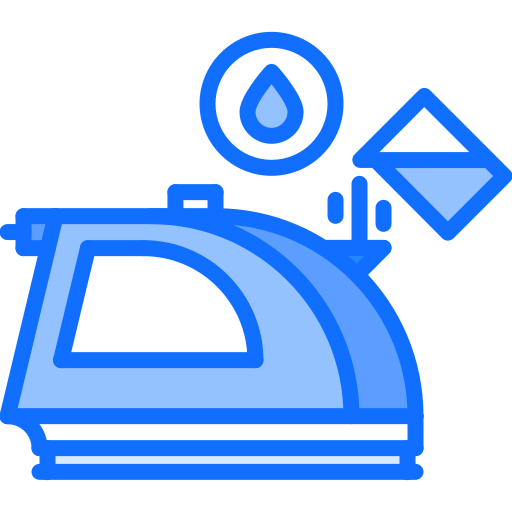 Ironing Coloring Blue icon
