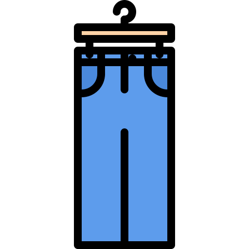 blaue jeans Coloring Color icon