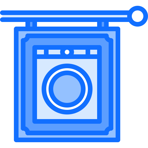 세탁 Coloring Blue icon