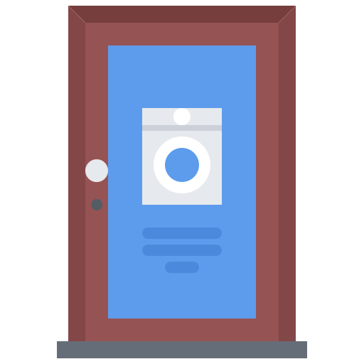 Laundry Coloring Flat icon